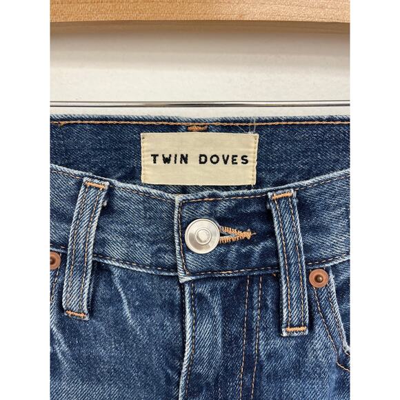 Twin Doves Emerson Fry Denim Vintage Stove Pipe Ankle Straight Jeans - Size 25P* - Picture 6 of 12